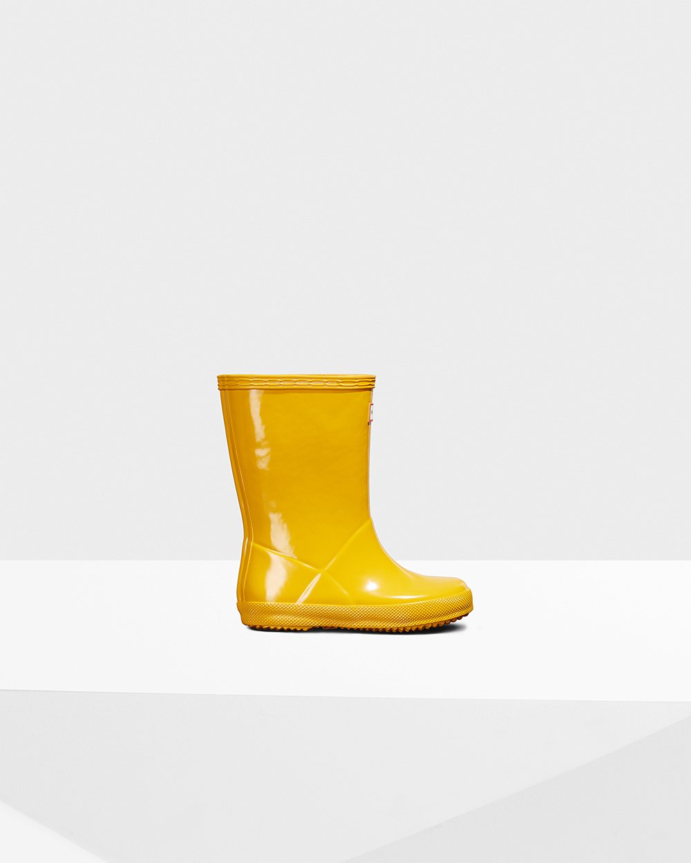 Botas de Lluvia Hunter Niños - Original First Classic Gloss - Amarillos - IQJTRME-56